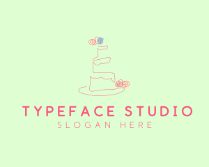 Wedding Cake Pastry logo design