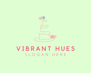 Wedding Cake Pastry logo design