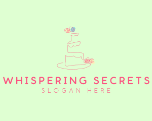 Wedding Cake Pastry logo design