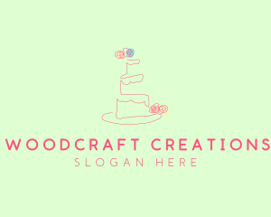 Wedding Cake Pastry logo design