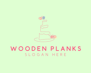 Wedding Cake Pastry logo design