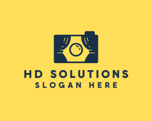 Photo Camera Booth logo design