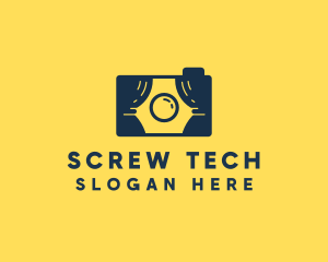 Photo Camera Booth logo design