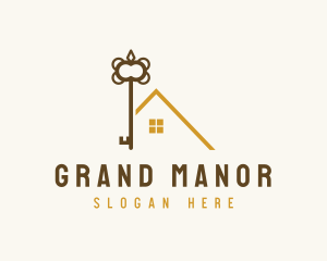 Mansion - Mansion House Key logo design