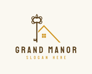 Mansion House Key logo design