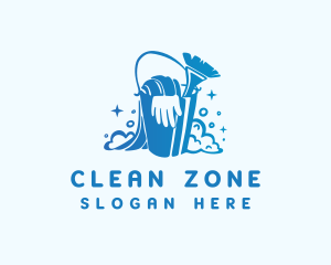 Sanitary - Janitorial Sanitary Cleaning logo design