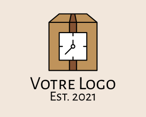 Package - Clock Box Timer logo design