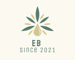 Extract - Cannabis Oil Drop logo design
