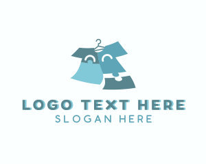 Wardrobe - Tshirt Clothing Shopping logo design