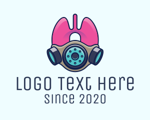 Lung - Lung Respirator Mask logo design