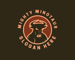 Minotaur - Tough Buffalo Bull logo design