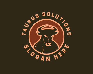 Taurus - Tough Buffalo Bull logo design