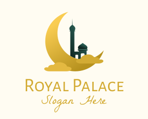 Palace - Moon Clouds Mosque logo design