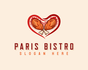 Chicken Drumstick Diner logo design