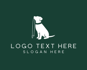 Dog Leash Walker Logo