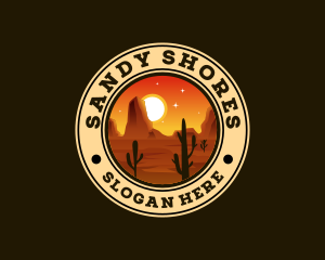 Desert Adventure Cactus logo design