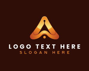 Startup Consultant Letter A logo design