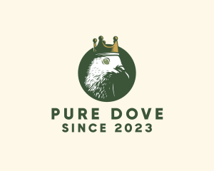 Royal Dove Pigeon logo design