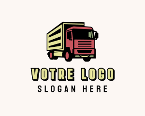 Logistics - Cargo Truck Transport logo design