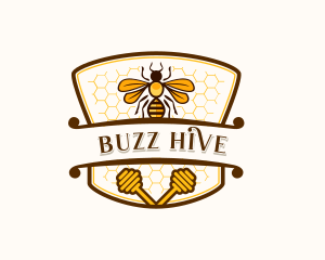 Wasp - Honeycomb Beekeeper Wasp logo design