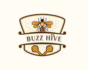 Honeycomb Beekeeper Wasp logo design