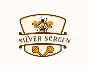 Honey - Honeycomb Beekeeper Wasp logo design