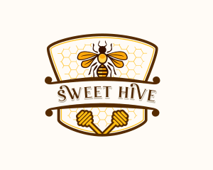 Honeycomb - Honeycomb Beekeeper Wasp logo design