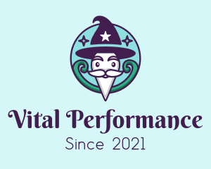 Performance - Magic Old Man logo design