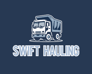 Hauling - Dump Truck Garbage Removal logo design