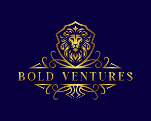 Luxury Lion Wealth logo design