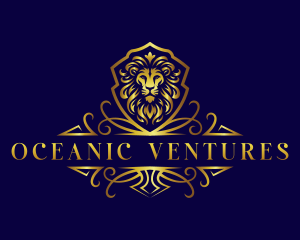 Luxury Lion Wealth logo design