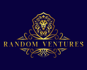 Luxury Lion Wealth logo design