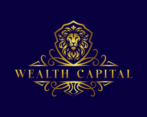 Luxury Lion Wealth logo design