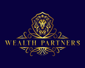 Luxury Lion Wealth logo design