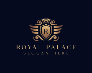 Royal Wing Crown Brand logo design