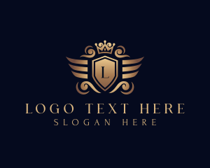 Sovereign - Royal Wing Crown Brand logo design