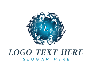 Aquatic - Aquatic Koi Fish logo design
