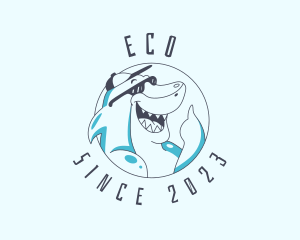Hiphop - Surfer Shark Apparel logo design