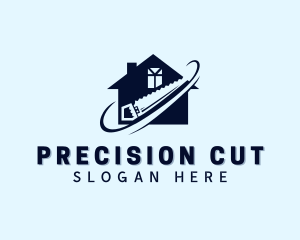 Handsaw - House Construction Handsaw logo design