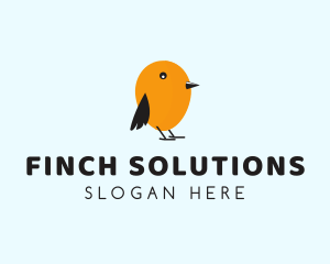 Finch - Egg Bird Finch logo design