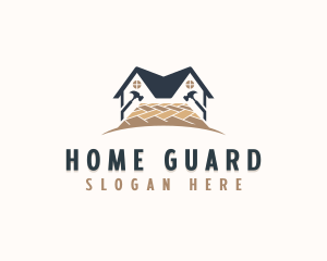 Flooring Home Renovation  logo design