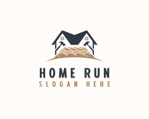 Flooring Home Renovation  logo design