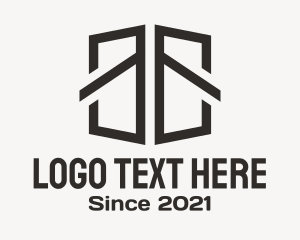 Rental - Minimalist Door House logo design