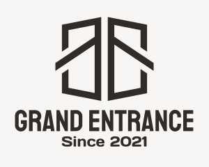 Entrance - Minimalist Door House logo design