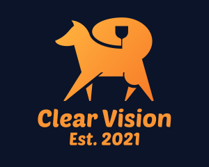 Orange Dog Glass logo design