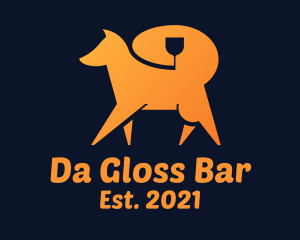 Orange Dog Glass logo design