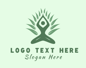Vegan - Wellness Yoga Spa logo design