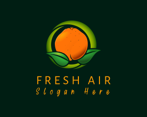 Fresh Orange Farm logo design