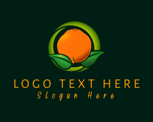 Farm - Fresh Orange Farm logo design