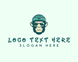 Streetwear - Hiphop Monkey Streetwear logo design